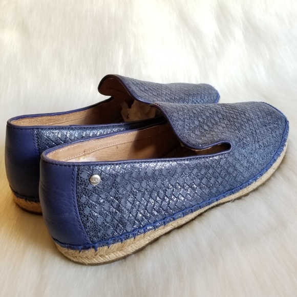 UGG | Sandrinne Metallic Basket Shoes/Espadrilles - Picture 3 of 8